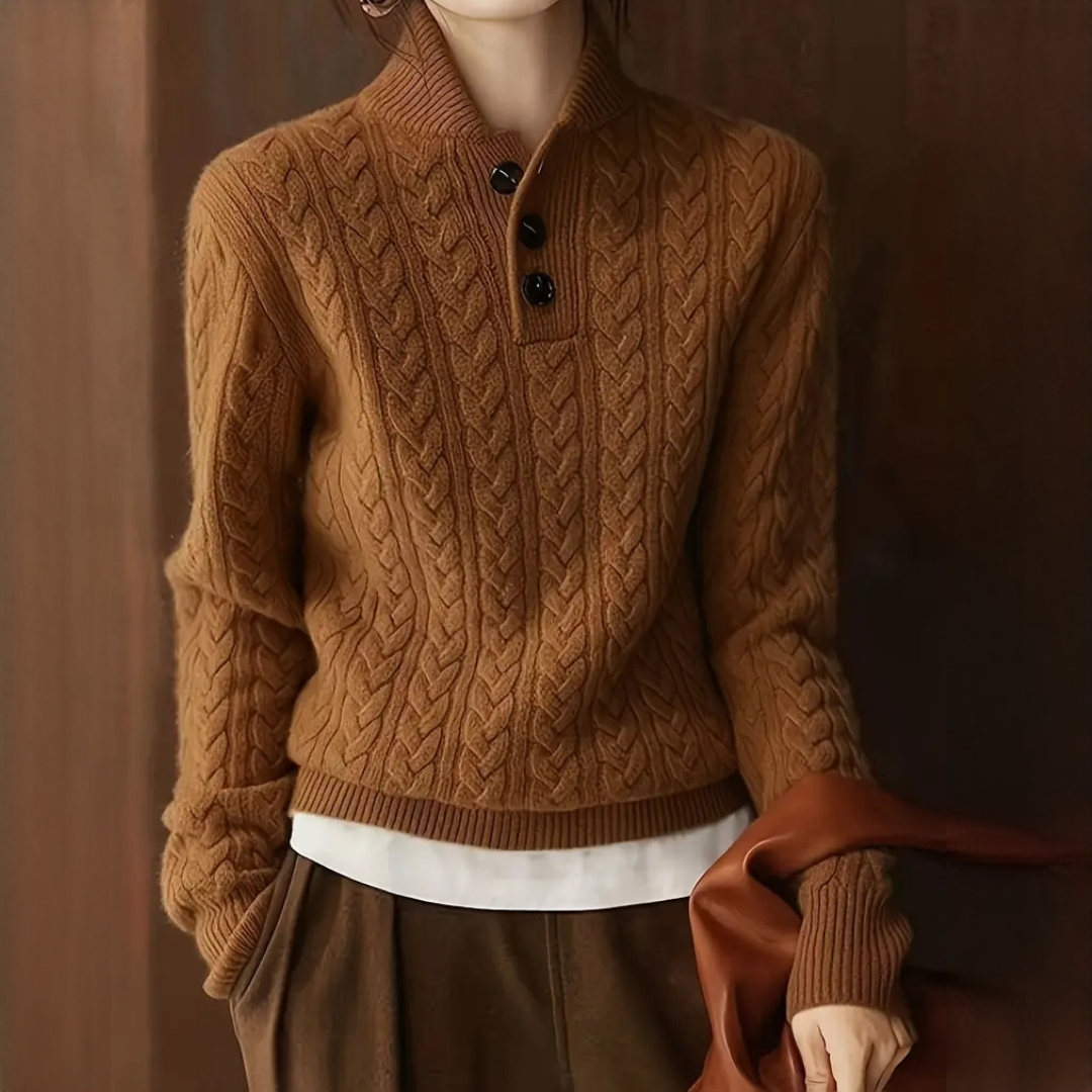 Agnes - Stilvoller und komfortabler Rollkragenpullover