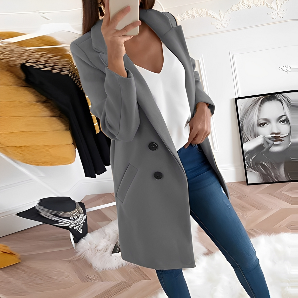 Tiffany - Eleganter und behaglicher Mantel