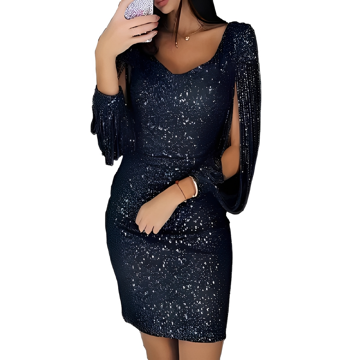 Mellaine - Schickes und elegantes kurzes Abendkleid