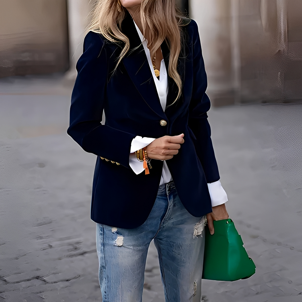 Alesia - Stilvoller Blazer mit Wärme
