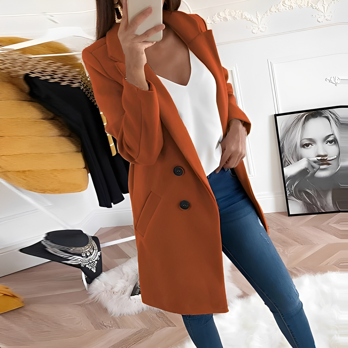 Tiffany - Eleganter und behaglicher Mantel