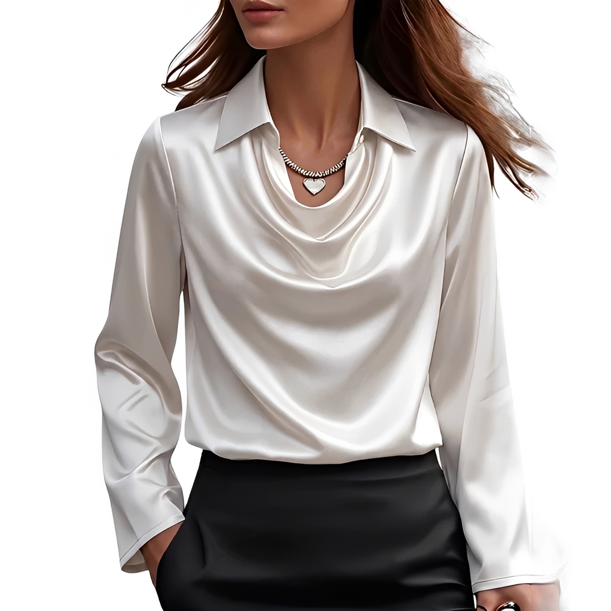 Dynah - Stylische Bluse mit langen Ärmeln