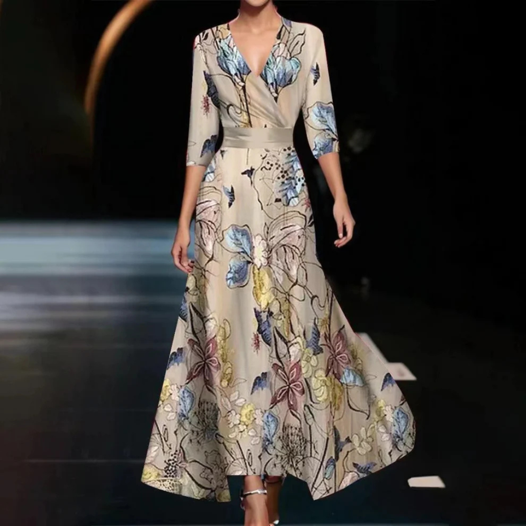 Yuna - Elegantes Wickelkleid