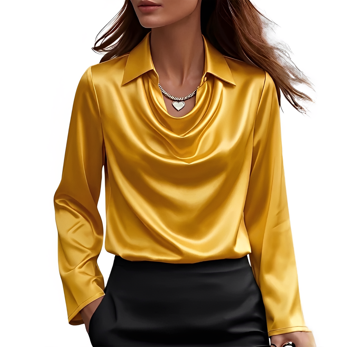 Dynah - Stylische Bluse mit langen Ärmeln