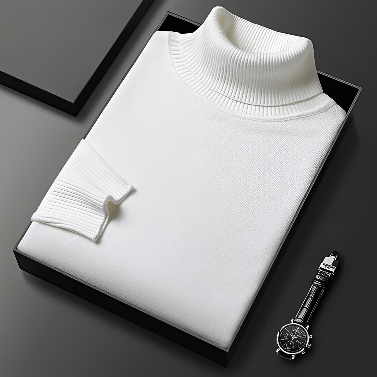 Patrick - Eleganter und gemütlicher Rollkragenpullover