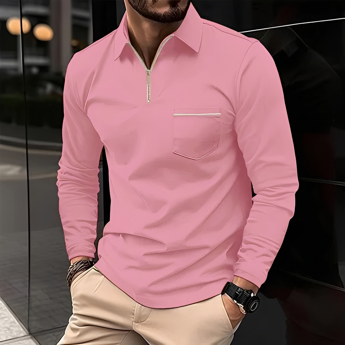 Romeo - Zeitlos und angenehm: Langarmshirt