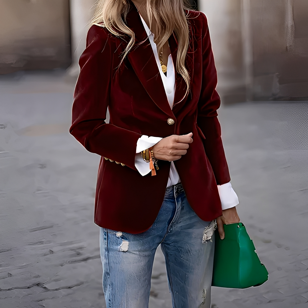 Alesia - Stilvoller Blazer mit Wärme