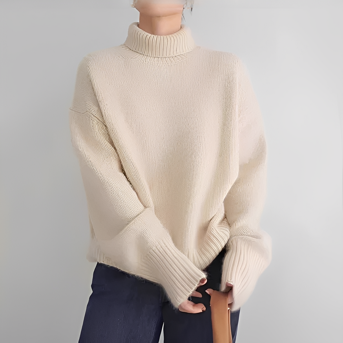 Clémentine - Angenehmer Rollkragenpullover