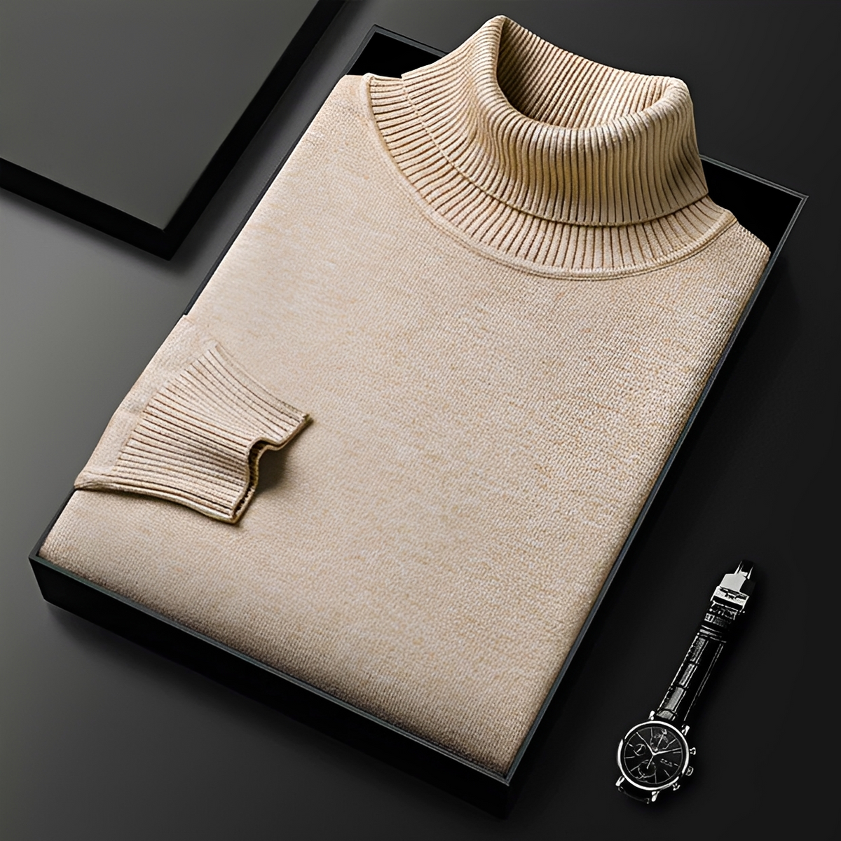 Patrick - Eleganter und gemütlicher Rollkragenpullover