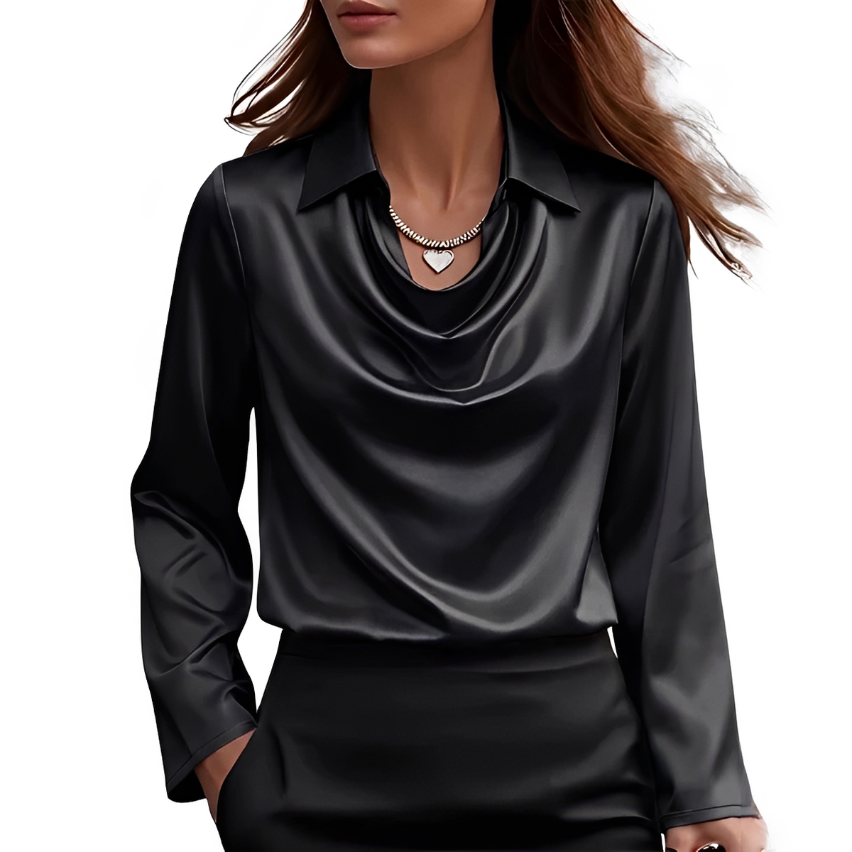 Dynah - Stylische Bluse mit langen Ärmeln