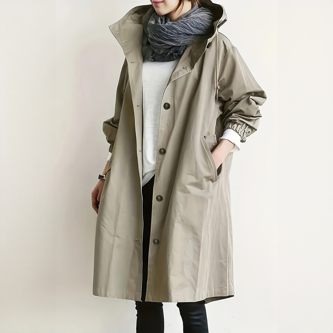 Evy - Zeitgemäßer und schicker Regenmantel