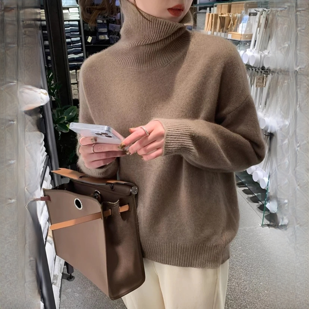 Yvonie - Wärmender und komfortabler Rollkragenpullover