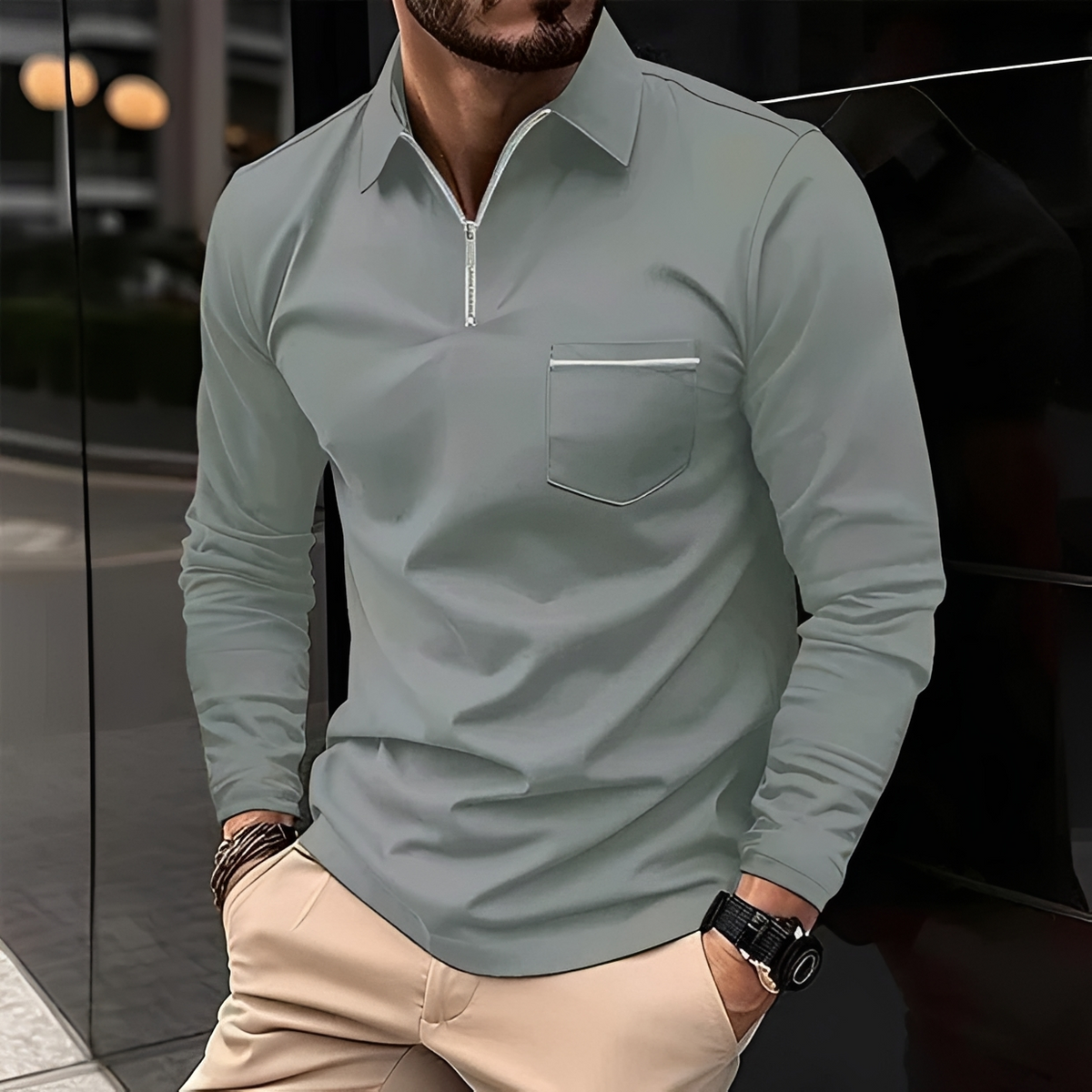 Romeo - Zeitlos und angenehm: Langarmshirt