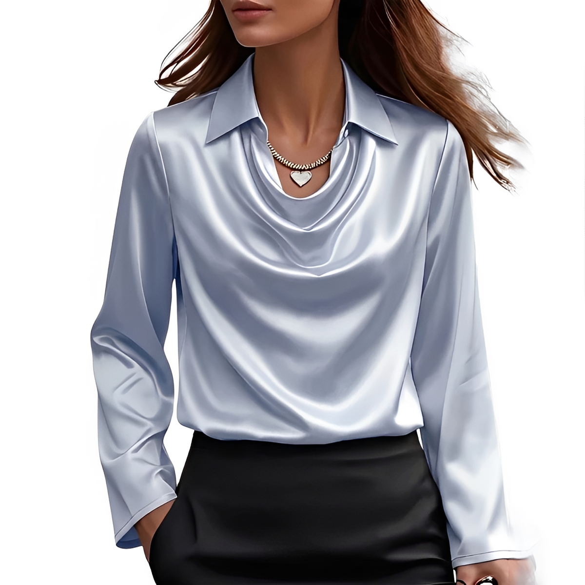 Dynah - Stylische Bluse mit langen Ärmeln