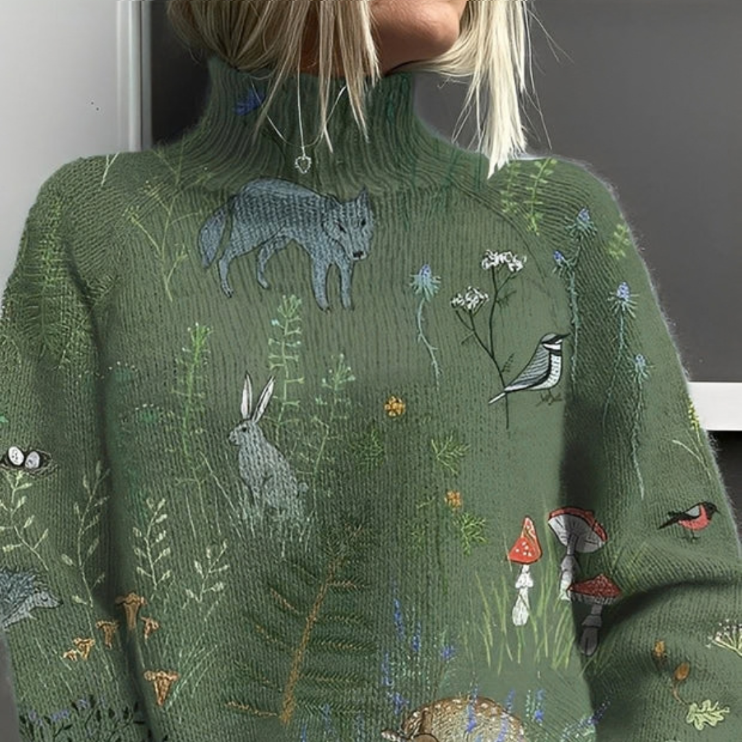 Amy - Eleganter und stilvoller Rollkragenpullover