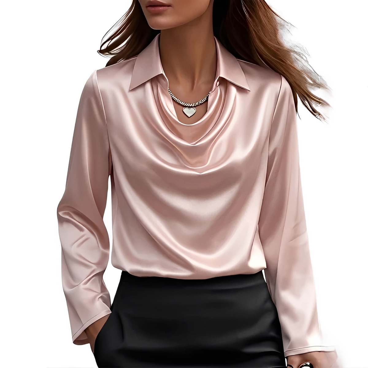 Dynah - Stylische Bluse mit langen Ärmeln