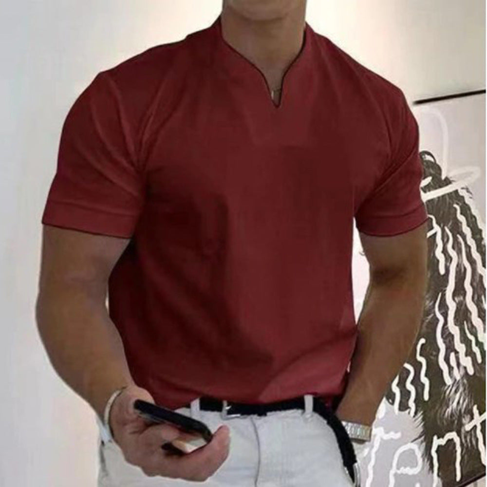 Jason - Kurzärmeliges Business-Fitness-Hemd für Herren