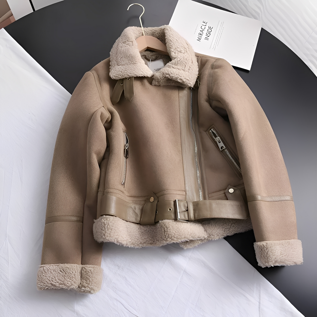 Crisilda - Warme und weite Winterjacke für Damen