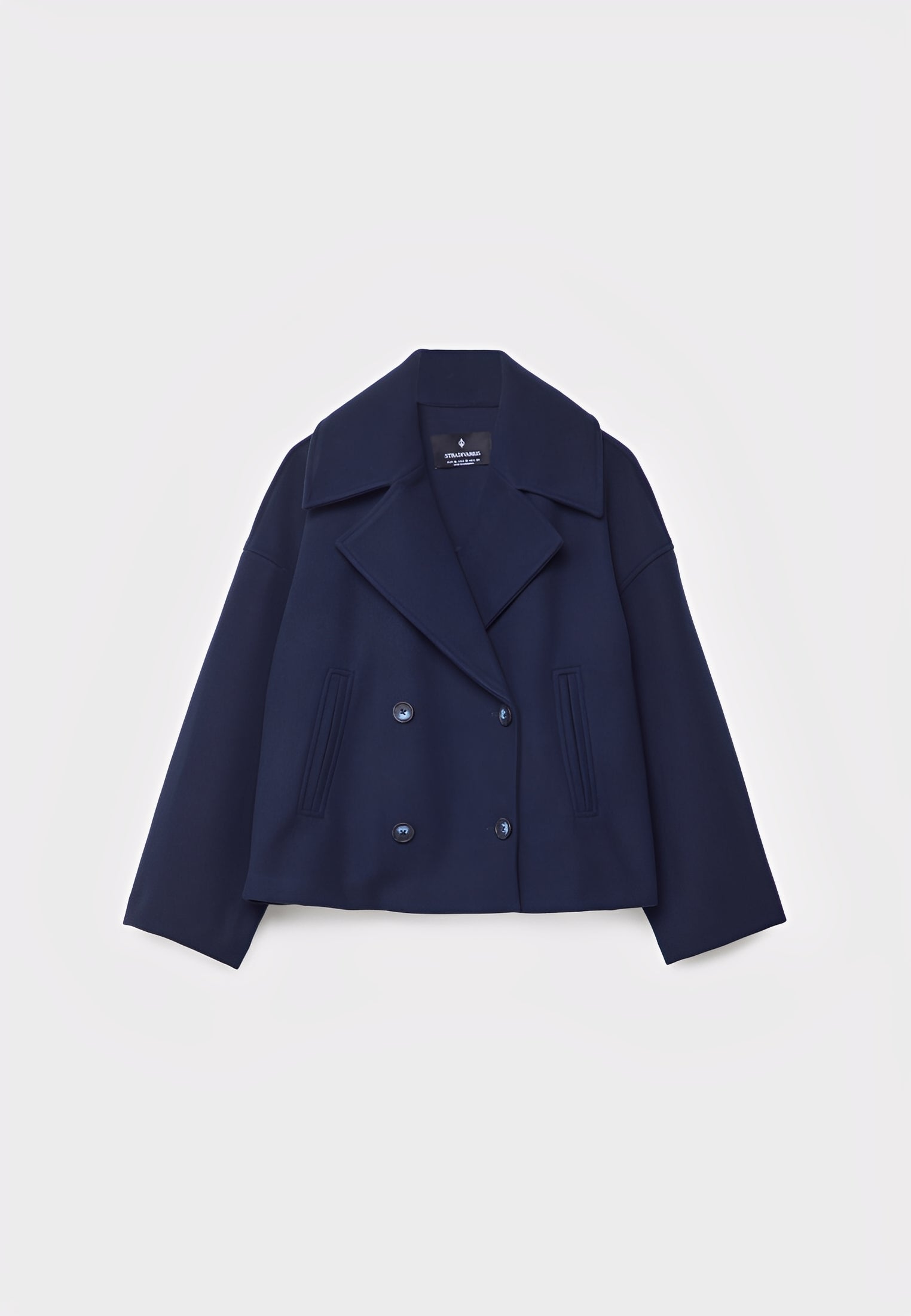 Claire – Kurze Edle Zweireihige Jacke
