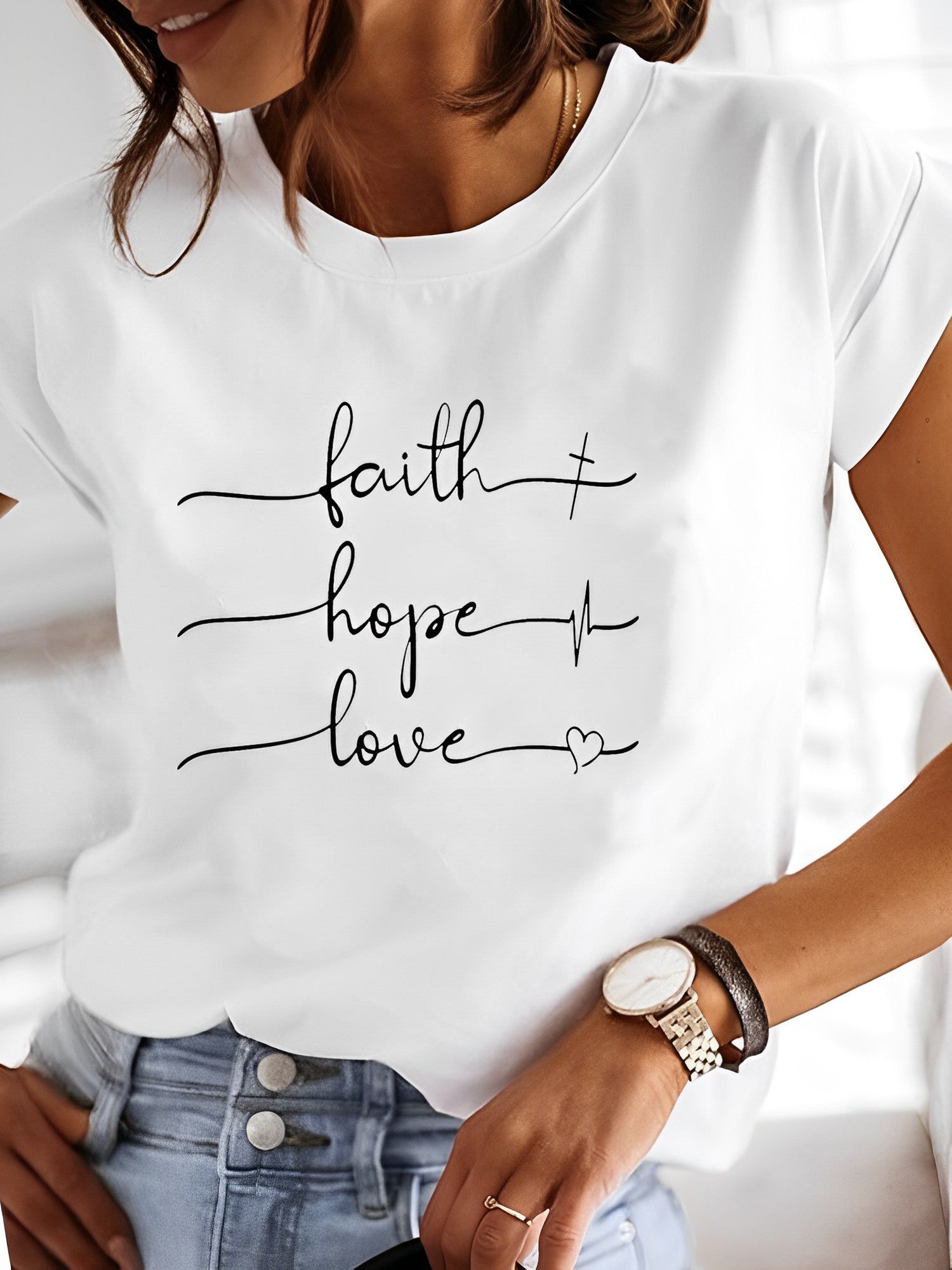 Adele – T-Shirts mit Grafikmuster