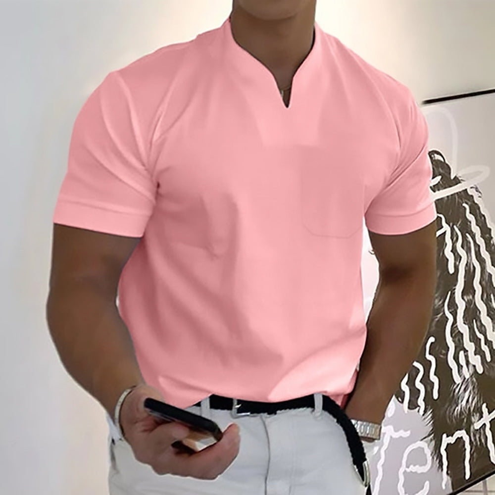 Jason - Kurzärmeliges Business-Fitness-Hemd für Herren