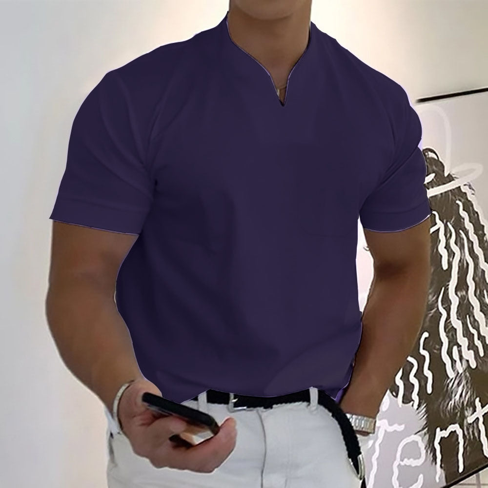 Jason - Kurzärmeliges Business-Fitness-Hemd für Herren