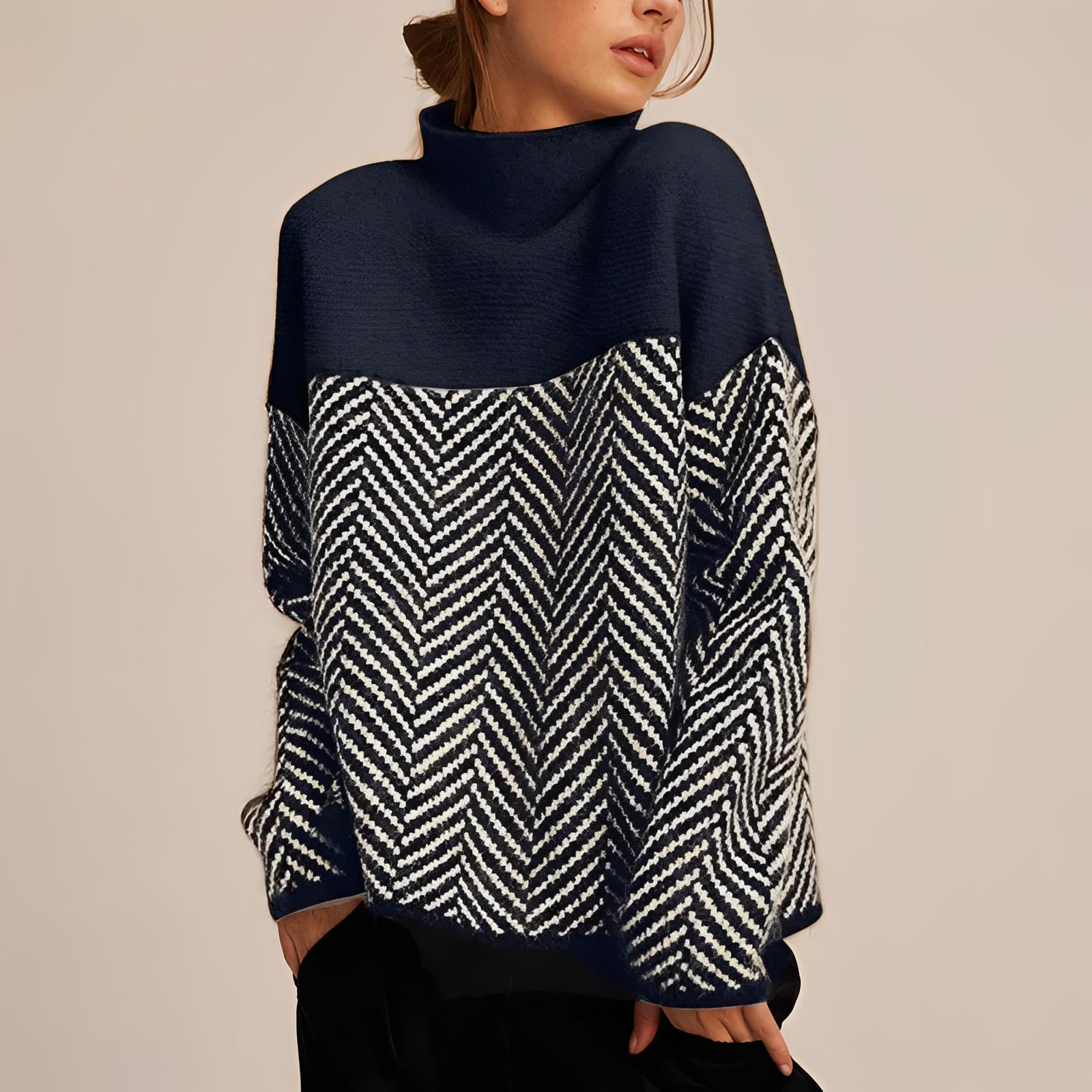 Aarene – Klassischer Damen-Rollkragenpullover