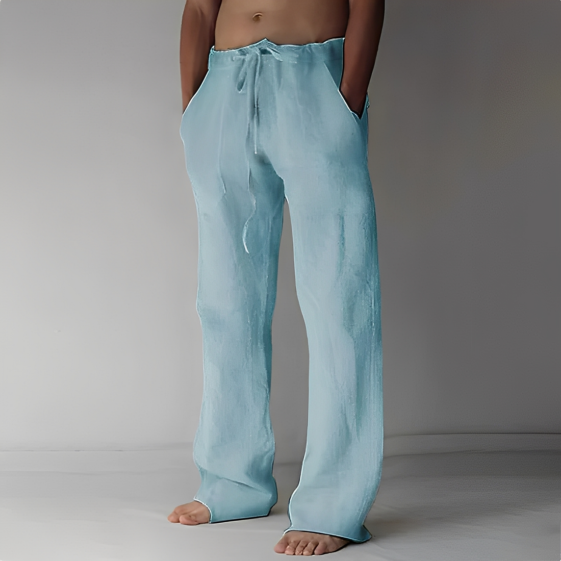 Arthur – Weite Leinenhose für Herren