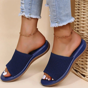 Wendy - Bequeme Sandalen Hausschuhe für drinnen und draußen