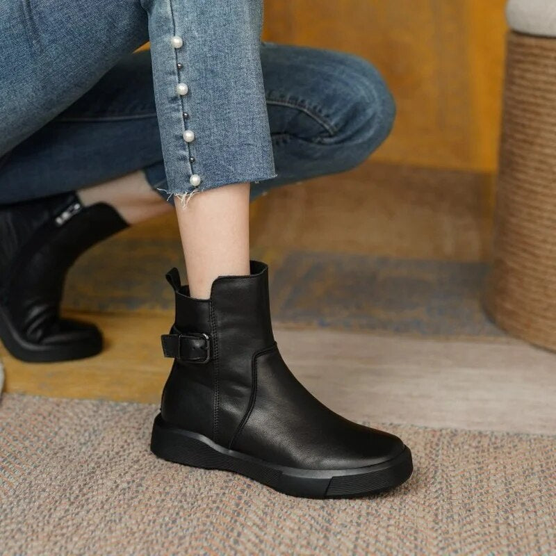 Belladonna - Vintage-Lederstiefel