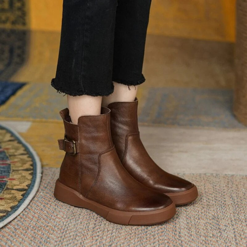 Belladonna - Vintage-Lederstiefel