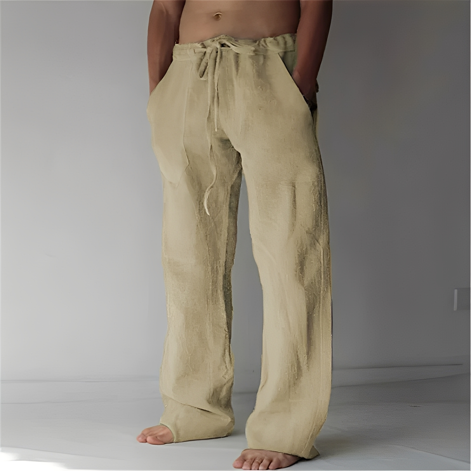 Arthur – Weite Leinenhose für Herren