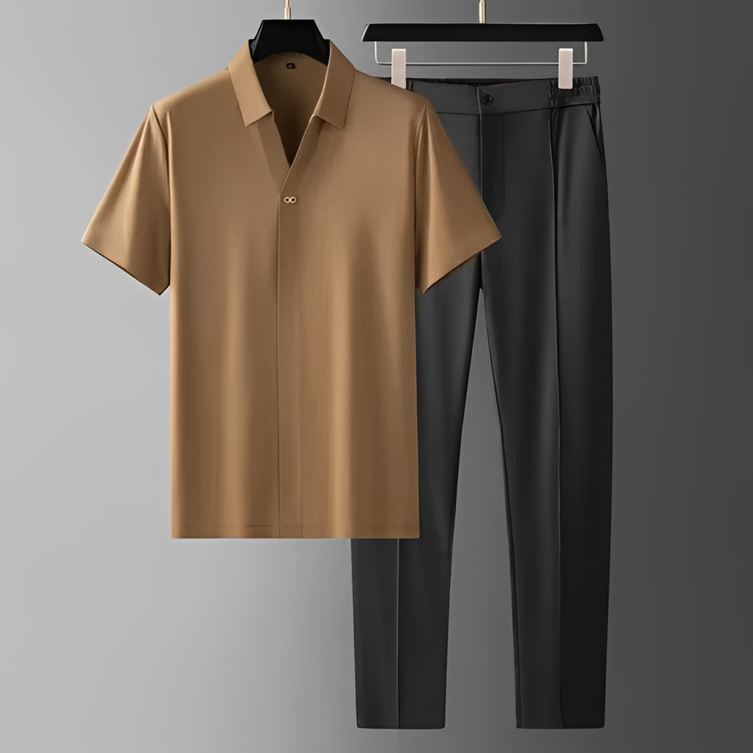 Luis - Set aus Hemd und Hose für Herren im Sommer