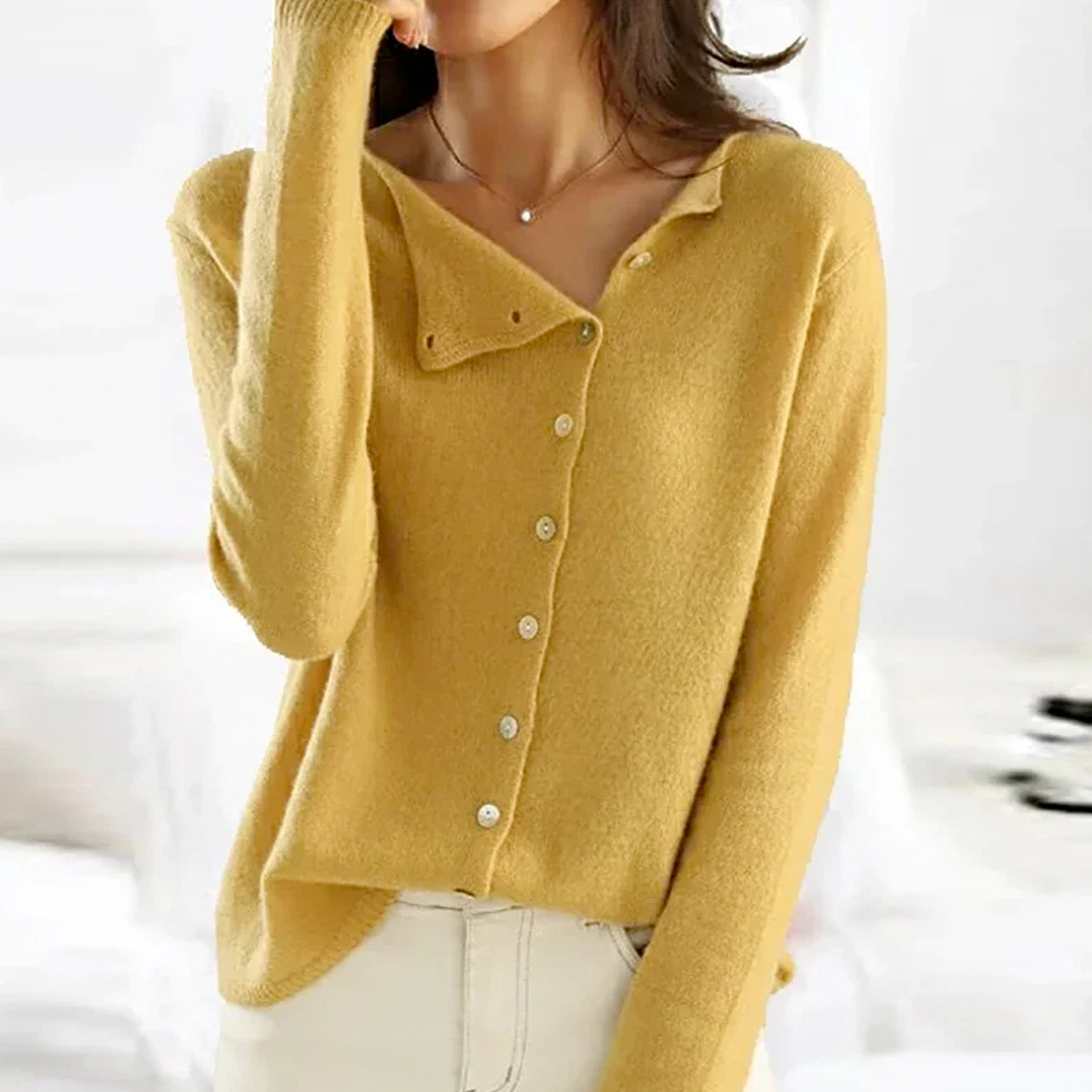Florence - Modische Strickjacke mit Knöpfen