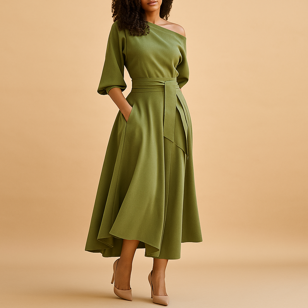 Ariana – Elegantes Kleid mit betonter Taille