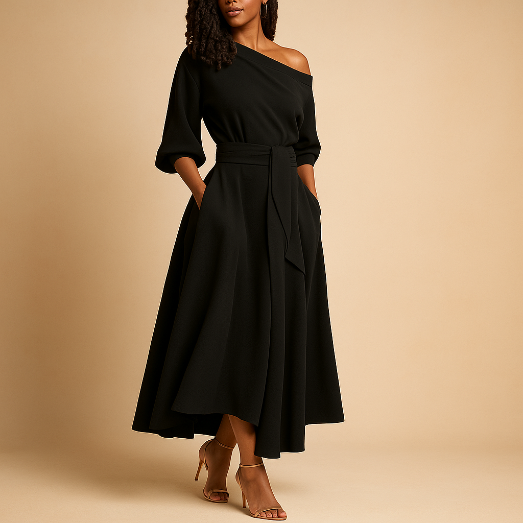 Ariana – Elegantes Kleid mit betonter Taille