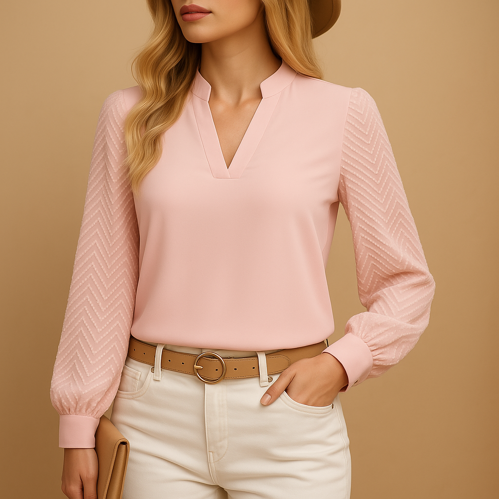 Aiko – Elegantes V-Ausschnitt-Top