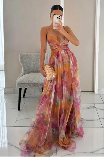 Brienne - Maxikleid für Damen, Elegant & Geschichtet