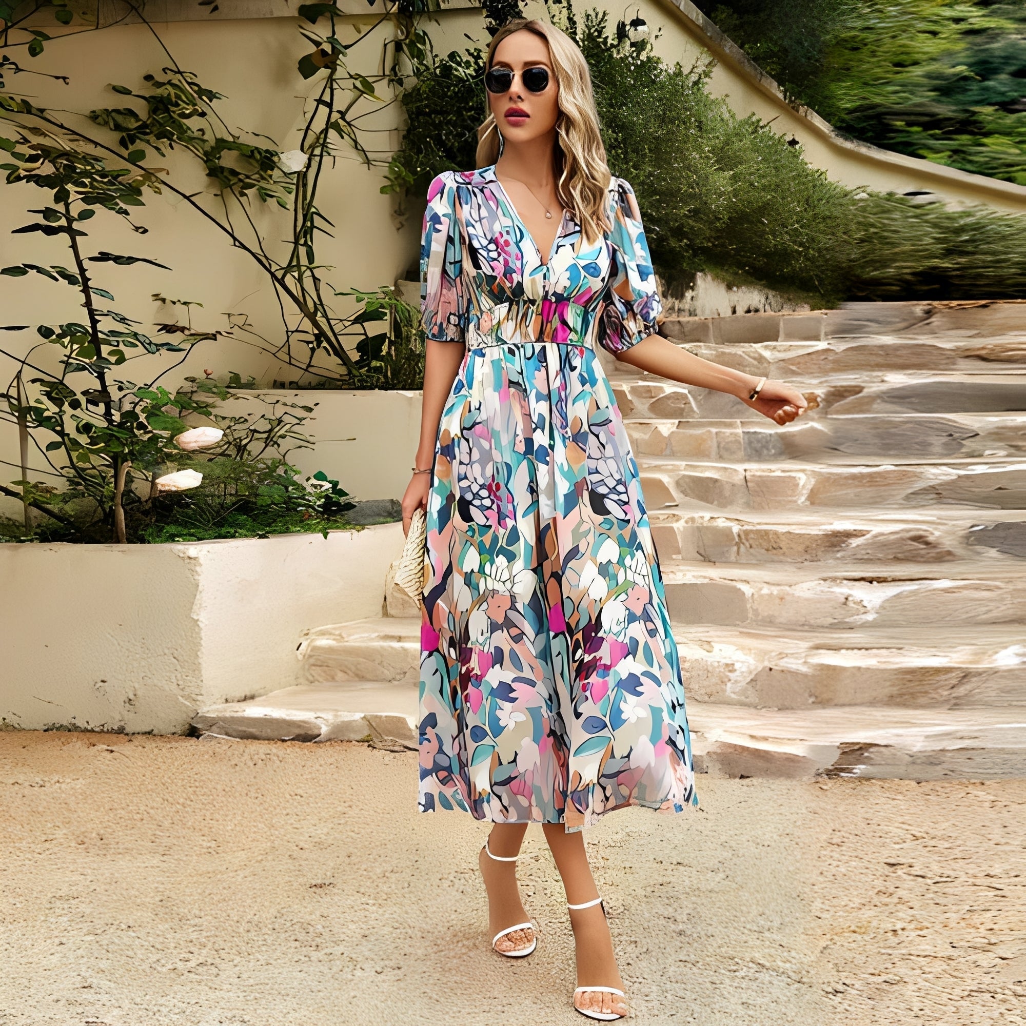 Darra - Elegantes Sommerkleid für Damen