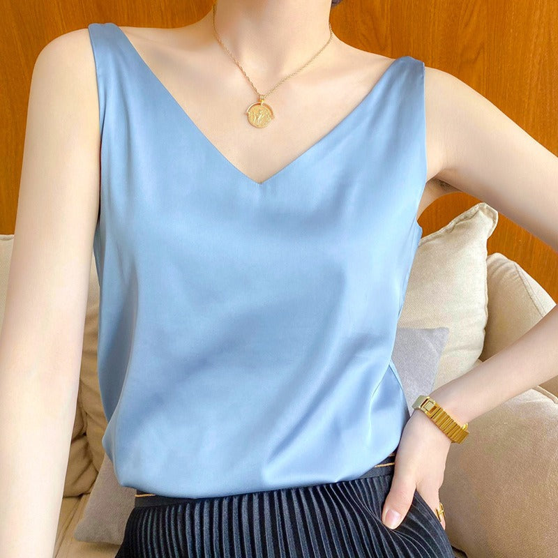 Gladys - Weiches und seidiges Frauen-Tanktop