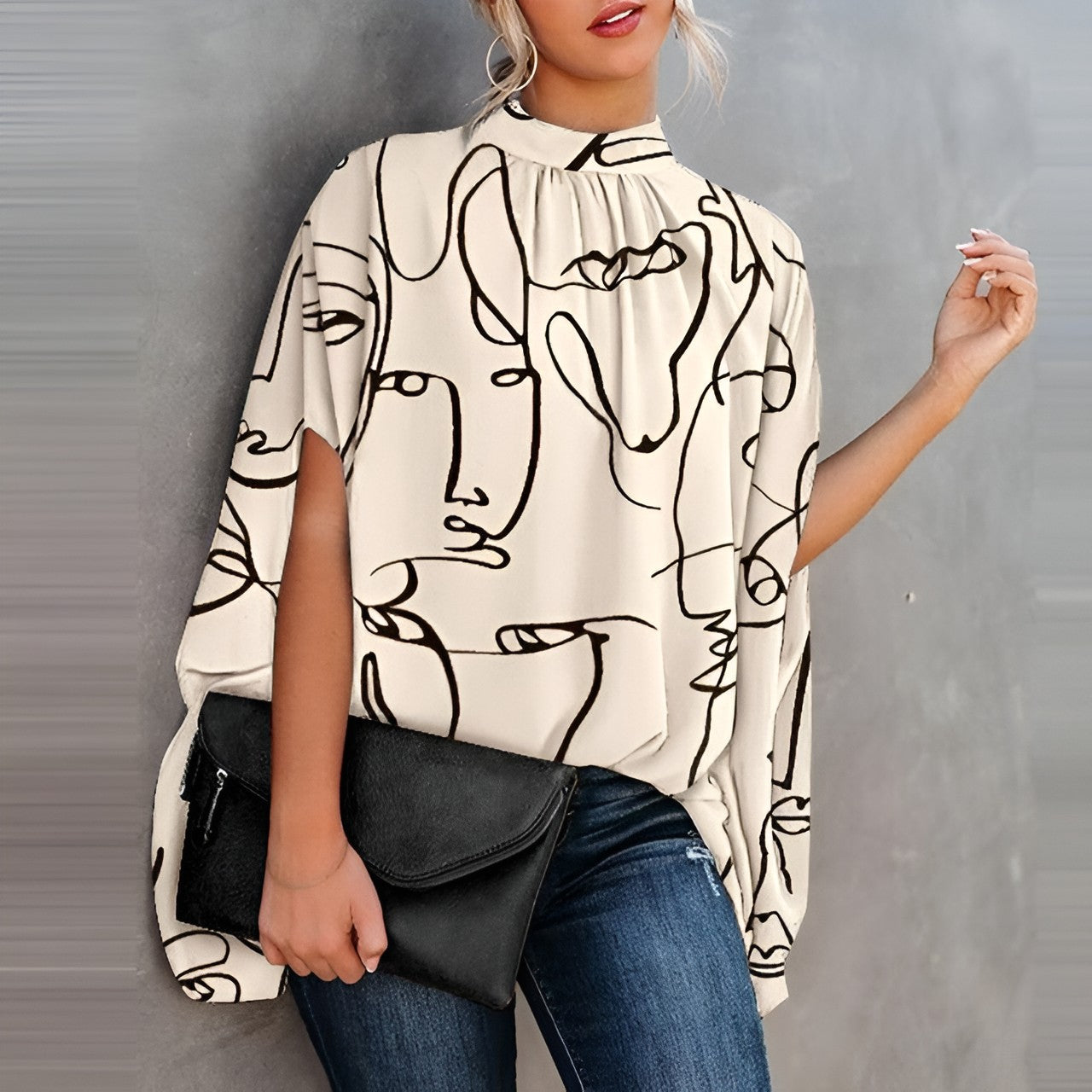Elena - Elegante und stilvolle Damenbluse