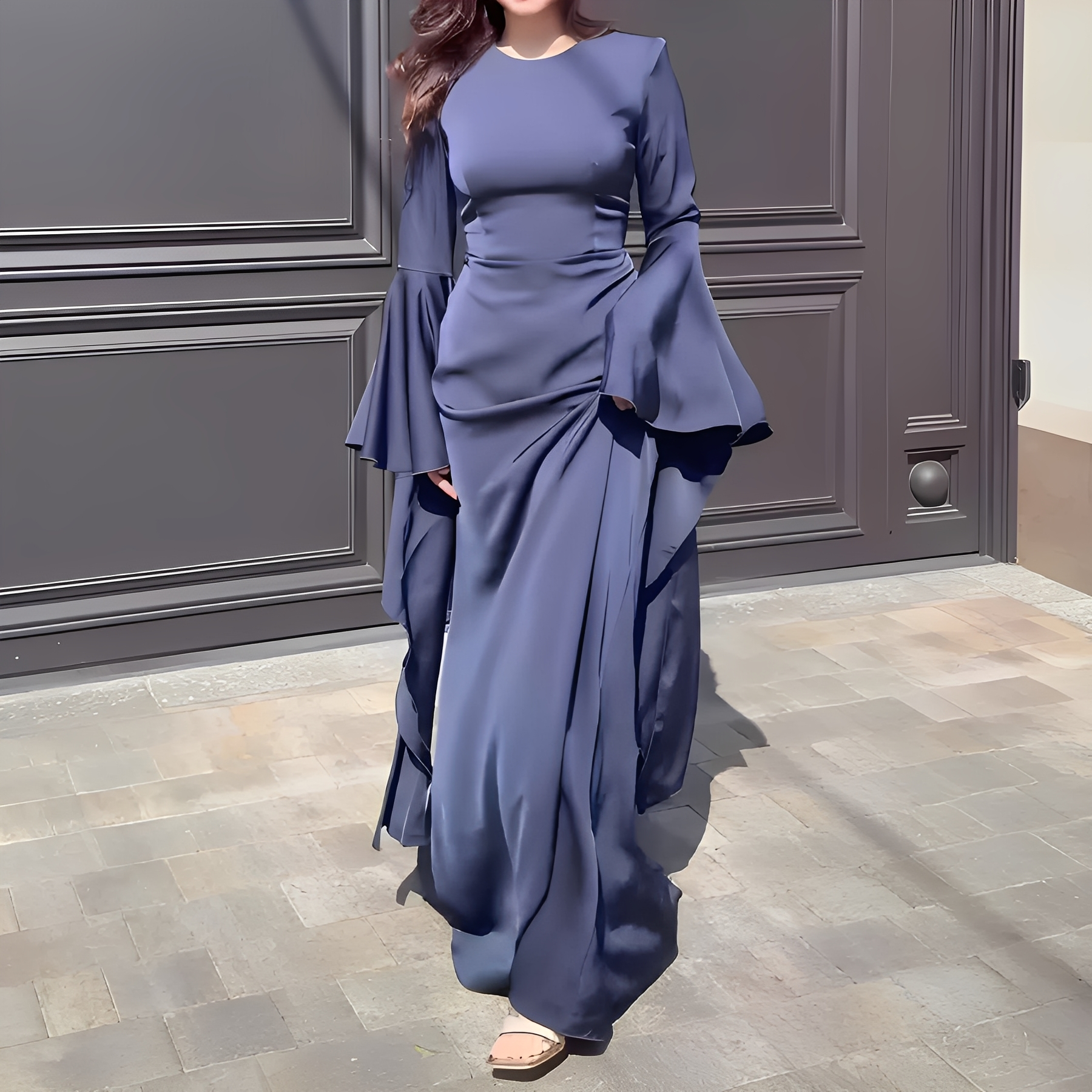 Cosete - Stilvolles Kleid mit langen Ärmeln für Frauen