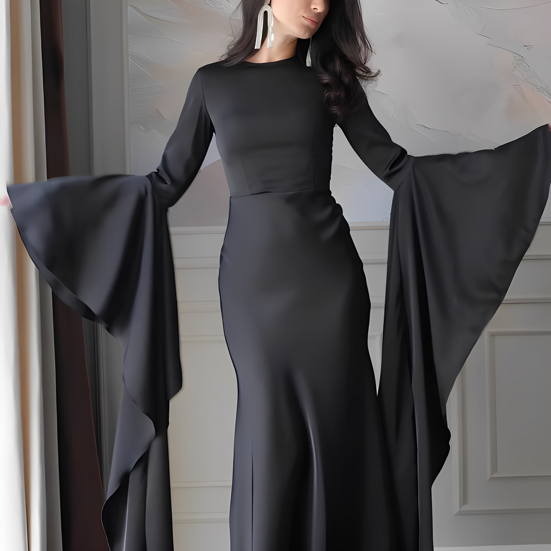 Cosete - Stilvolles Kleid mit langen Ärmeln für Frauen