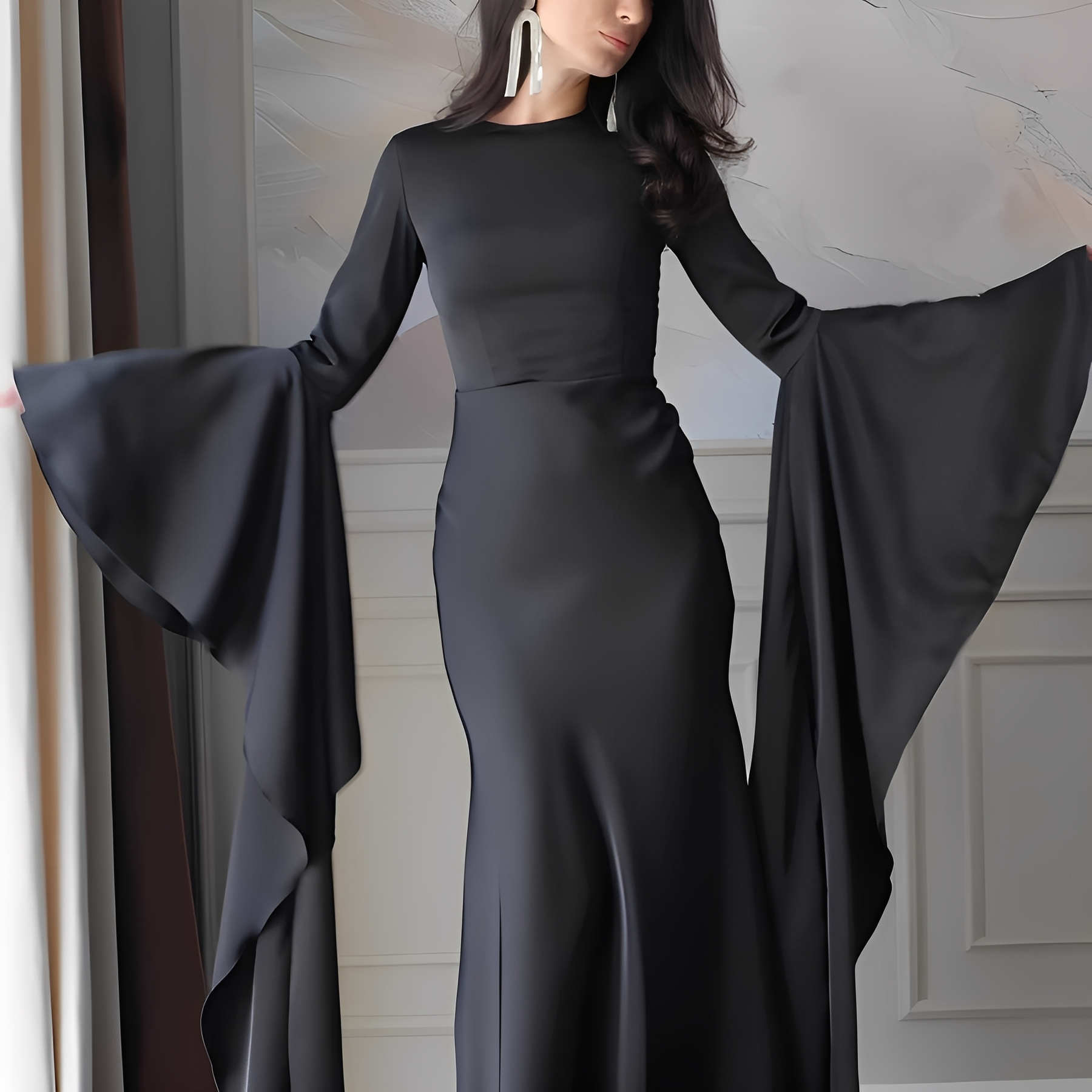 Cosete - Stilvolles Kleid mit langen Ärmeln für Frauen