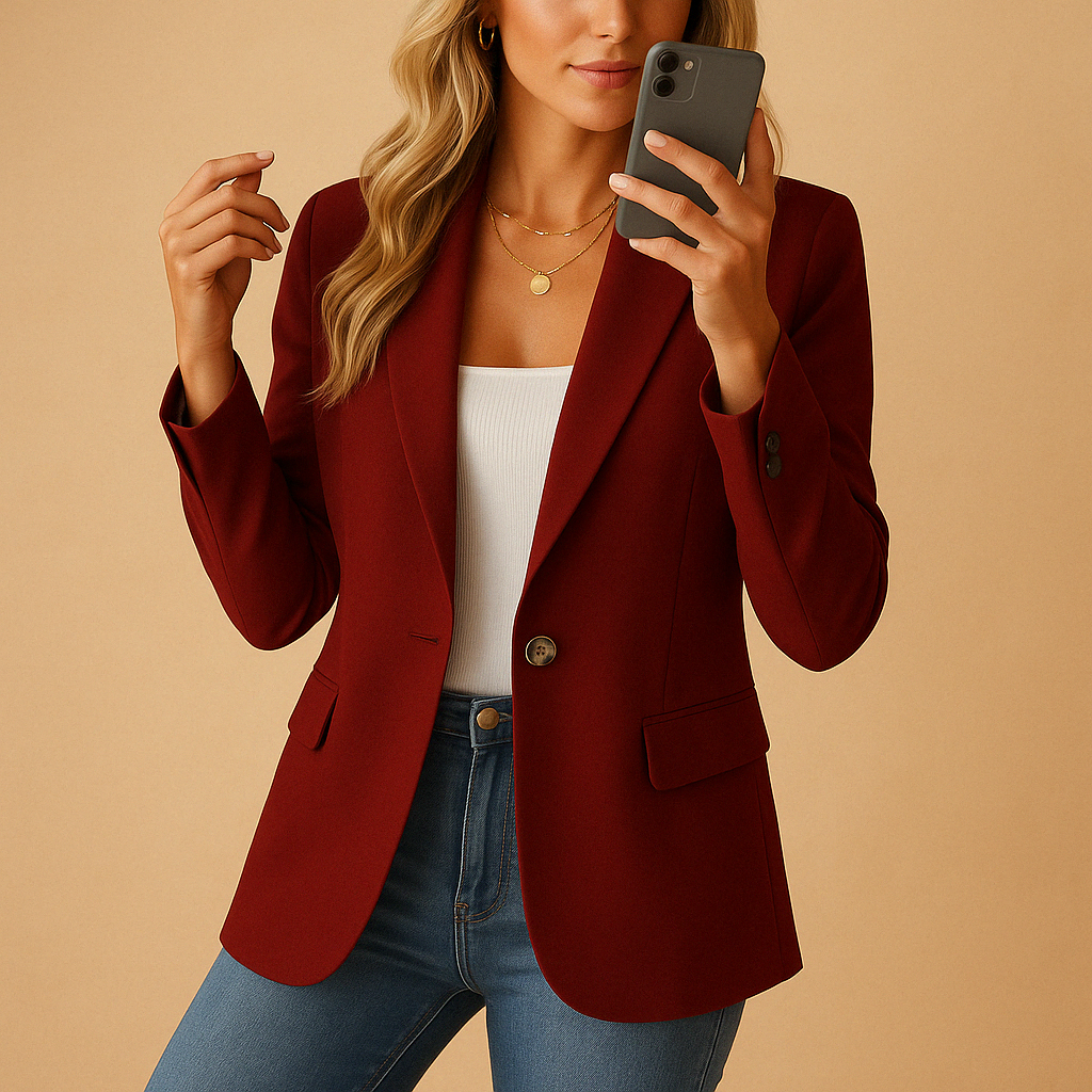 Elise – Stilvolle und Bequeme Taillierte Jacke