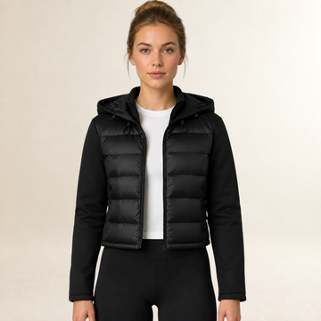 Damen-Steppjacke mit Kapuze und Reißverschluss - Leicht und lässige Passform