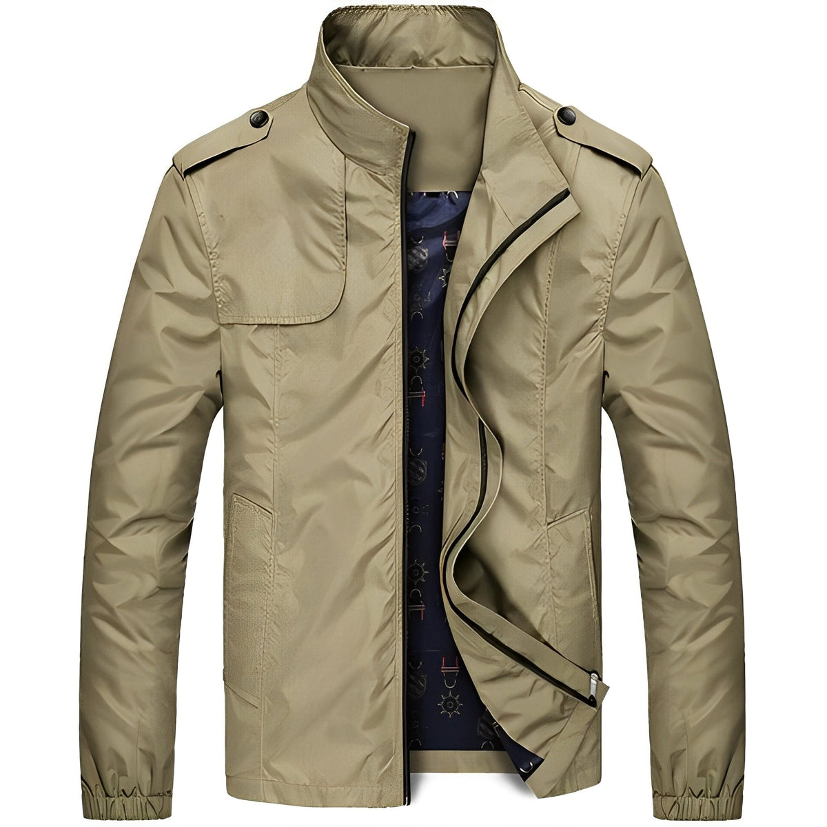 Herren Jacke Freizeit leicht mit Reißverschluss und Taschen - Regulärer Schnitt