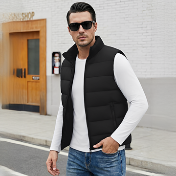 Herren Weste mit Isolierung und Reißverschluss - Casual Fit