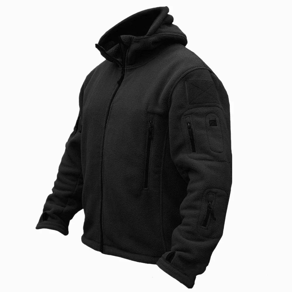 Männerjacke Tactical Hooded Full-Zip mit Utility Taschen - Regular Fit
