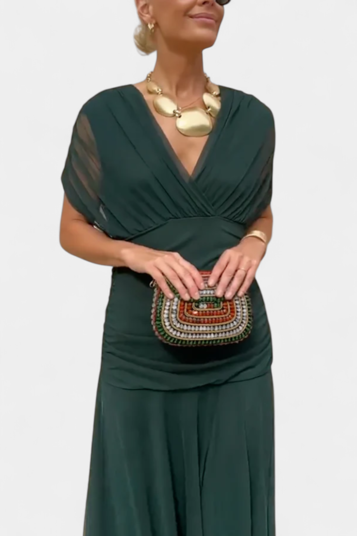 Celine - Elegantes Off-Shoulder Kleid